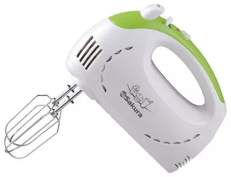 Миксер Sakura SA-6319GR белый/зеленый