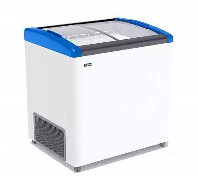 Морозильная камера Frostor-Gellar FG 250 E синий (наклонное гнутое стекло)