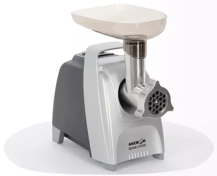Мясорубка Аксион М 61.02 серебристый/черный