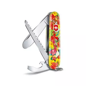 Мультитул Victorinox Parrot Edition (0.2373.E3) красный/рисунок