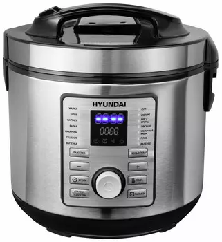 Мультиварка Hyundai HYMC-1617 серебристый/черный