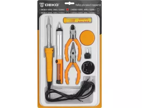 Набор инструментов Deko SI04 8 предметов (065-0561)