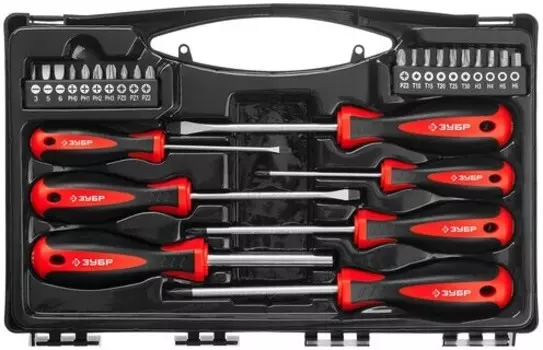 Набор инструментов Зубр 25027 (27 предметов)