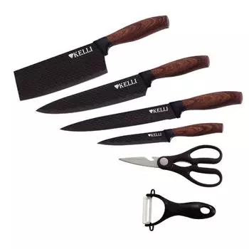 Набор кухонных ножей Kelli KL-2034