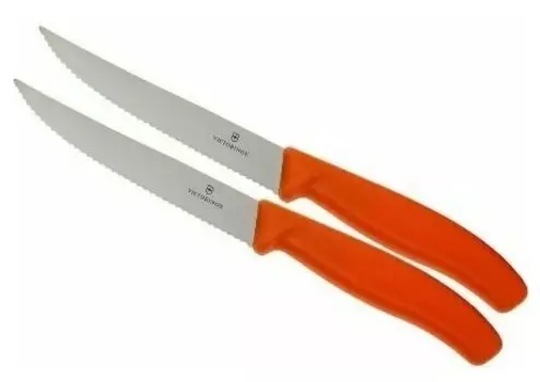 Набор кухонных ножей Victorinox Swiss Classic оранжевый (6.7936.12L9B)