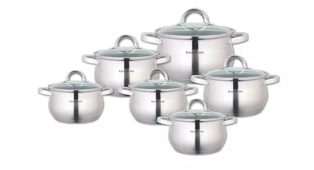 Набор посуды Green Point GP-2127
