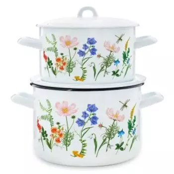 Набор посуды Эстет ЭТ-72484 Луговые цветы