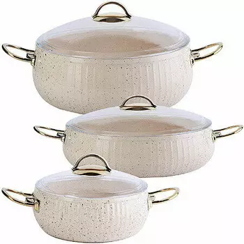 Набор посуды Mayer & Boch 40436-1 (3пр 3/4,5/7л)