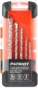 Набор сверл Patriot 815010100 по бетону (5пред.)