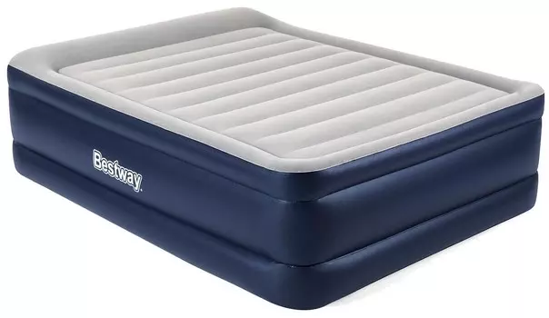 Надувной матрас BestWay 67690 Queen 203x152x61см, со встроенным электронасосом