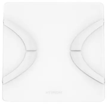 Напольные весы Hyundai H-BS03670 белый