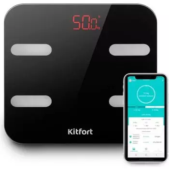 Напольные весы Kitfort KT-806 черный