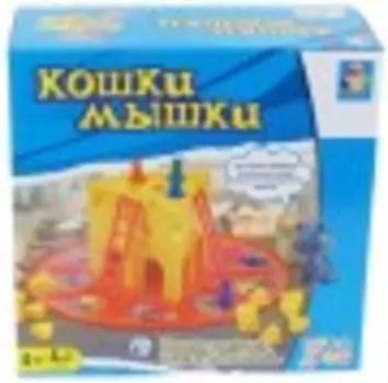 Настольная игра 1 TOY ИГРОДРОМ Кошки-Мышки