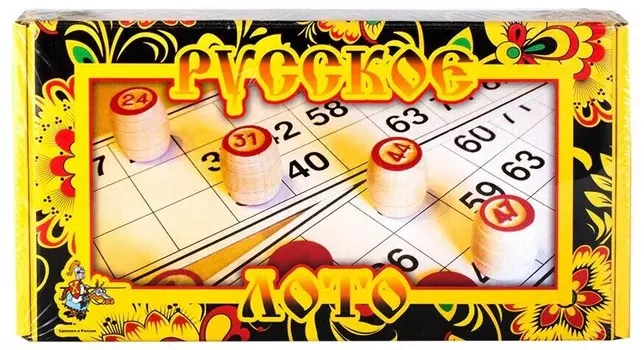 Настольная игра Десятое королевство Лото Русское желтый (01729)