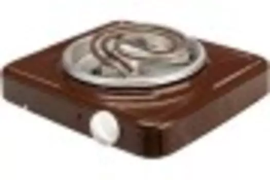 Настольная плита Волжанка ЭПС-105К коричневая