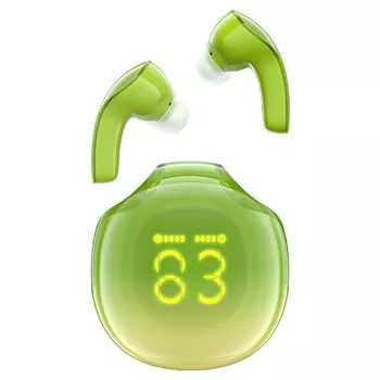 Наушники Acefast T9 Crystal color (Air) зеленое авокадо