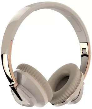 Наушники More choice HW34 бежевый