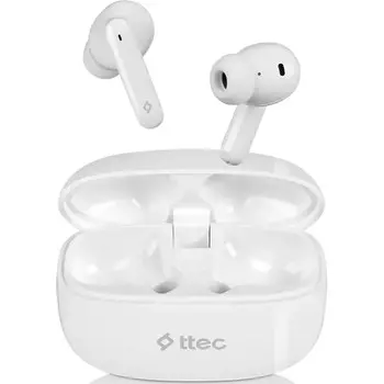 Наушники Ttec AirBeat Snap TWS белый (2KM147B)
