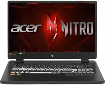 Ноутбук Acer Nitro AN17-41-R8P3 Ryzen 7 7735HS/16Gb/1Tb SSD/4050 6Gb/noOS black (NH.QL1CD.001)