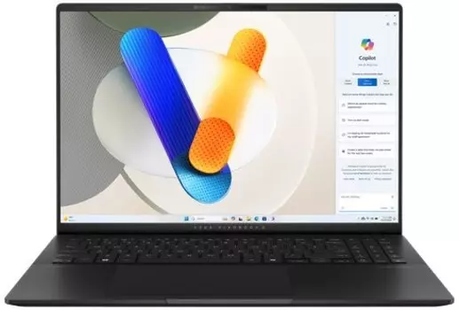 Ноутбук ASUS Vivobook S 16 OLED S5606MA-MX055W Core Ultra 5 125H 16Gb SSD1Tb Win 11 Home black (90NB12E3-M00320)