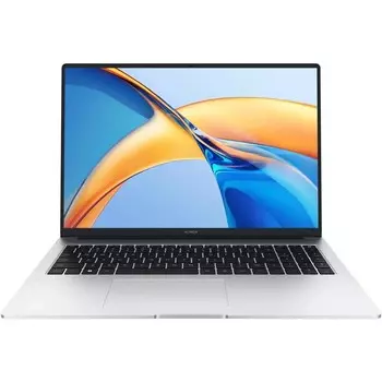 Ноутбук Honor MagicBook X16 Ryzen 5 7640HS/16Gb/512Gb SSD/VGA int/noOS silver (5301AJYF)