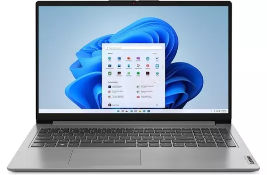 Ноутбук Lenovo 15.6 IP1 15IAU7 Intel Core i3 1215U 8Гб DDR4 SSD256Гб Win 11 Home Gray (82QD00ELUE)