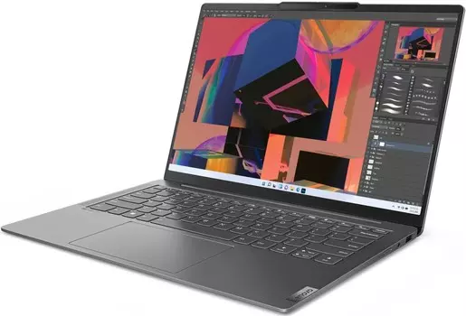 Ноутбук Lenovo Yoga 6 Slim 14APU8 R5-7540U/16Gb/512Gb SSD/UMA/W11 Eng. (только англ. клавиатура) Grey (82X30005RK)