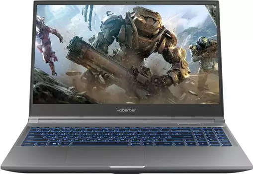 Ноутбук Maibenben X525 i5-12450H/16Gb/512Gb SSD/RTX 4060 8Gb/Linux/Grey (X525FSFNLGRE0)