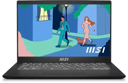 Ноутбук MSI Modern 14 C7M-250XRU Ryzen 5 7530U 16Gb SSD512Gb Free DOS black (9S7-14JK12-250)
