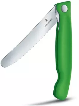 Нож кухонный Victorinox Swiss Classic (6.7836.F4B) зеленый