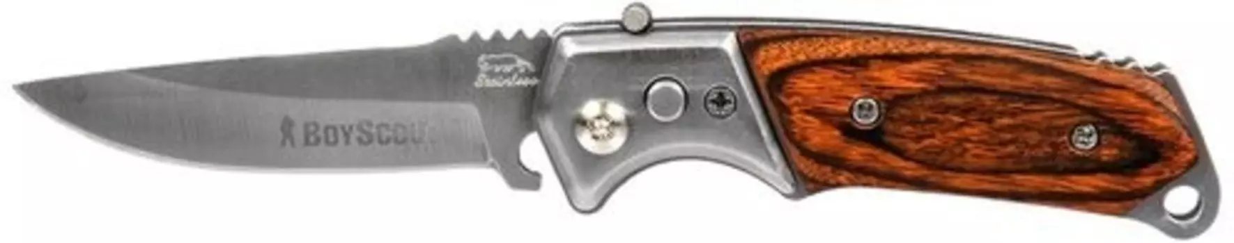 Нож походный BOYSCOUT 61286 деревянная ручка