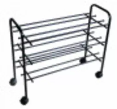 Обувница Бюрократ ПО-3/70К/Black (325x752x600мм)