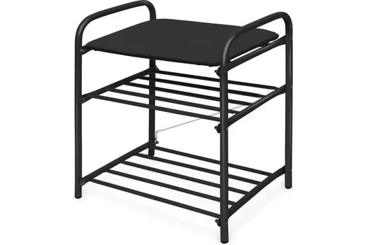 Обувница Nika Б1-1/Ч черный/матовый черный