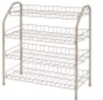 Обувница Nika ЭТ1/БЖ бежевый металлик