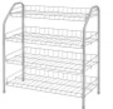 Обувница Nika ЭТ1/МС матовый серый