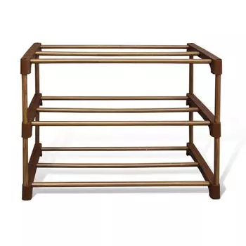 Обувница Sheffilton SHT-SR6-P коричневый/орех глянц.