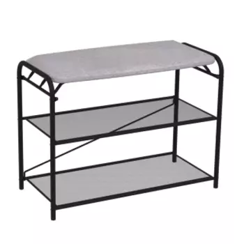 Обувница ЗМИ Гранада 23 с сиденьем черный (ПДОГ23С Ч)