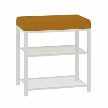 Обувница ЗМИ Торонто 13S белый/горчичный (БТ13СБГ)