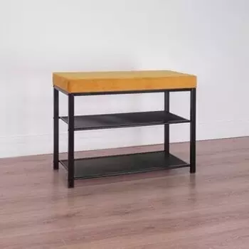 Обувница ЗМИ Торонто 23S черный/горчичный (БТ23СЧГ)