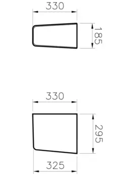 Пьедестал для раковины Vitra S20 5281B003-7201 белый