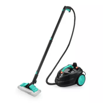 Пароочиститель Kitfort KT-9104-3 черно-бирюзовый