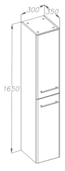 Пенал Opadiris Арабеско 30 белый (00-00006361)