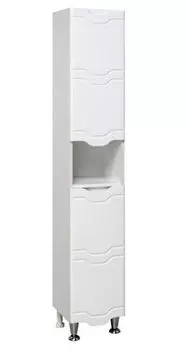 Пенал Runo СТИЛЬ 30 с бельевой корзиной, правый, белый (Вн П32 RUNO)