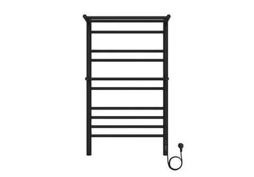 Полотенцесушитель электрический Aquatek Альфа П10 500х900 черный муар (AQ EL RRP1090BL)