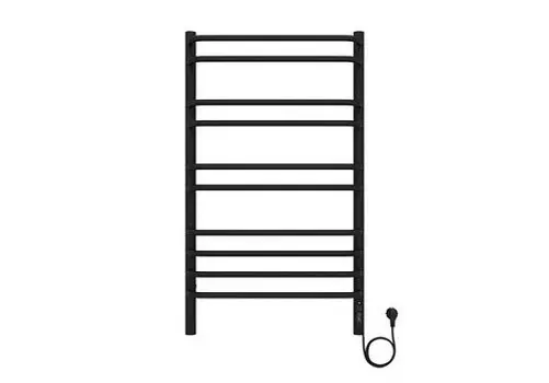 Полотенцесушитель электрический Aquatek Пандора П10 500х900 черный муар (AQ EL RPC1090BL)
