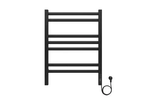 Полотенцесушитель электрический Aquatek Поларис П7 500х700 черный муар (AQ EL KO0770BL)