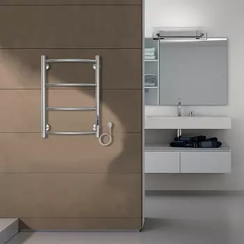 Полотенцесушитель электрический Azario VERONA 400/600 4 секции, диммер справа, хром (AZ04846)
