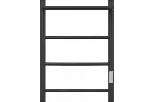 Полотенцесушитель электрический Point Афина PN04846B П4 400x600 диммер справа, черный
