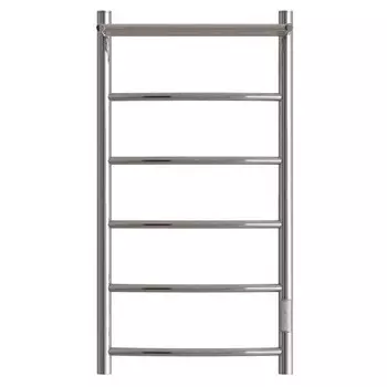 Полотенцесушитель электрический Point Афина PN04848P П5 400x800 с полкой, диммер справа, хром