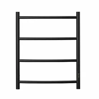 Полотенцесушитель электрический Point Афина PN04856B П4 500x600 диммер справа, черный